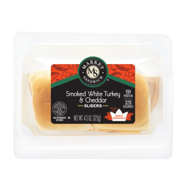 Market Sandwich King's Hawaiian Turkey and Cheddar Slider Package