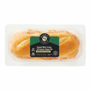 Market Smoked White Turkey & Provolone Cheese Sub in package