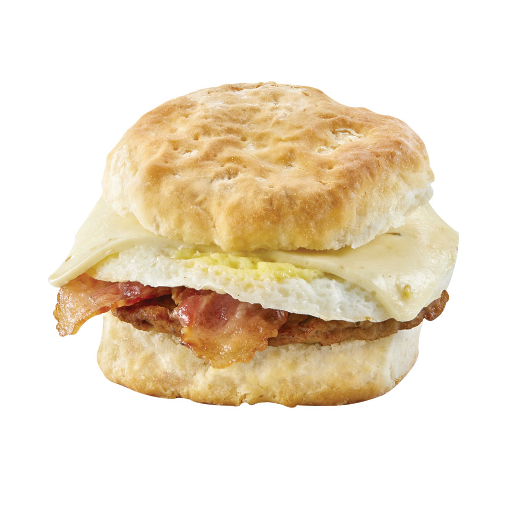 Market Sandwich Hot-to-Go Sausage & Jalapeno Bacon with Egg & Cheese on a Biscuit Image
