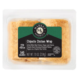 Market Sandwich Chiptole Chicken Wrap Sandwich in package